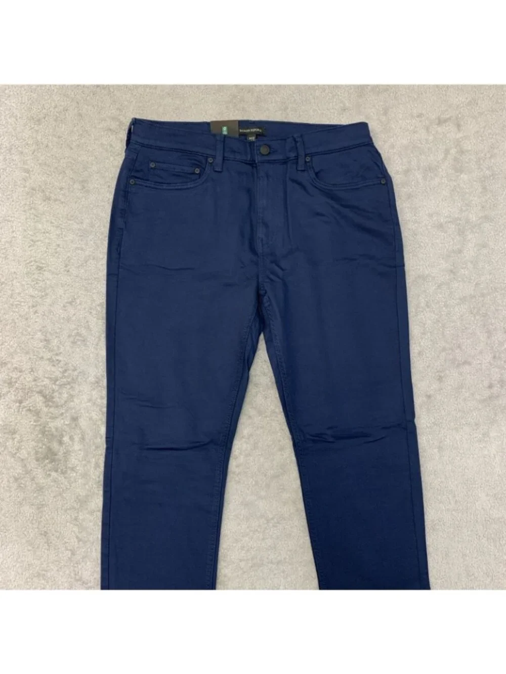 NWT Banana Republic Men's 34x32 Blue Slim Fit 5-Pocket Stretch Pants